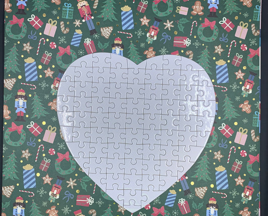 Heart Sublimation Puzzle (PACK OF 5)